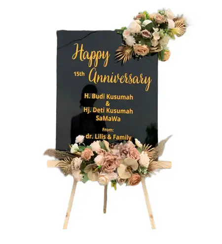 Papan Bunga Akrilik Gunungbatu